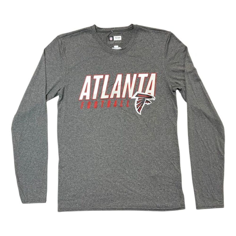 NFL Atlanta Falcons Men's Long Sleeve T-Shirt Gray, XL